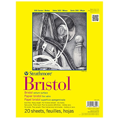 Strathmore 300 Series Bristol Pad - 11-Inchx14-Inch - 20 Sheet Pad