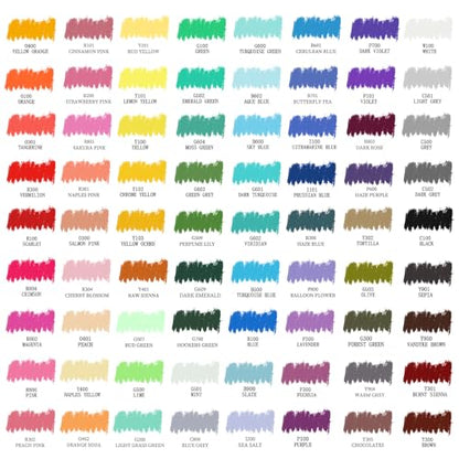 Artecho Oil Pastels Set of 72 Colors (10 x 70 mm)