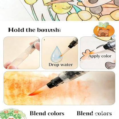 Watercolor Workbooks 200GSM Paper 24 Sheets, 1, Princess - color: Princess