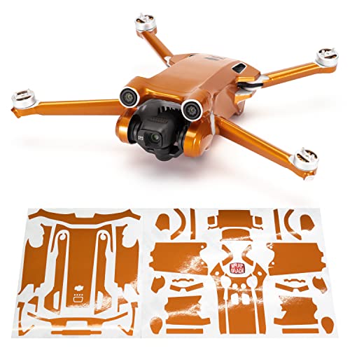 WRAPGRADE Skin Stickers Compatible with DJI Mini 3 Pro | Main Unit (Butterfly Copper) - color: Butterfly Copper