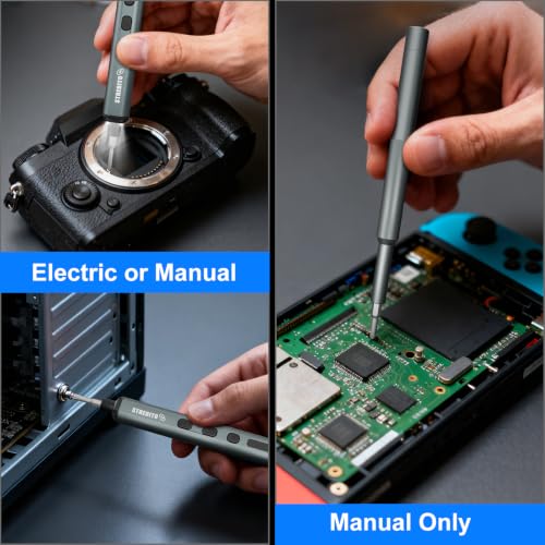 STREBITO Electric Screwdriver Set, 67 in 1 Electric Precision Screwdriver - color: Upgraded Blue