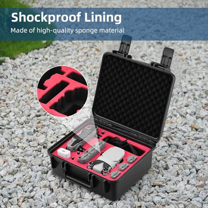 Mini 2 4K Propeller Holder Strap, Waterproof Carrying Hard Case Hardshell Portable Travel Box for DJI Mavic Mini 2 SE/Mini 4K/Mini 2 Fly More Combo Drone Accessories