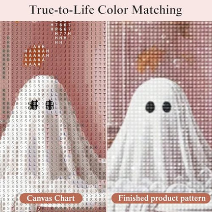 CSZPPQAF Halloween Diamond Painting Kits for Adults,Ghost Diamond Art - color: KM1061-1