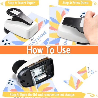 Paper Punches Tag Punches for Paper Crafts 1.9 inch Banner Hole Punch - style: Banner