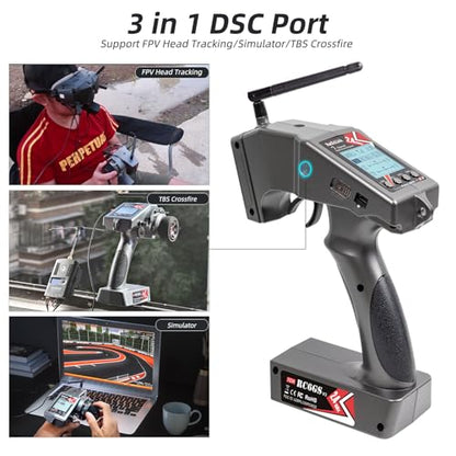 Radiolink RC6GS V3 7CH RC Transmitter R7FG Waterproof Receiver for RC Car
