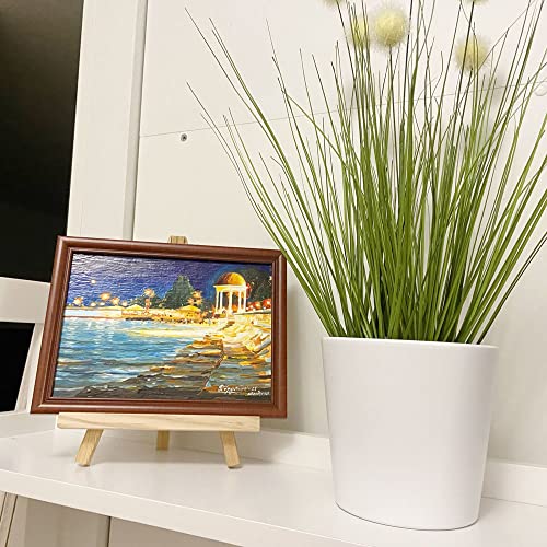ANDES 9in Wood Tabletop Painting Easels12 Pack, Arts & Crafts Display Stand - style: 12pack