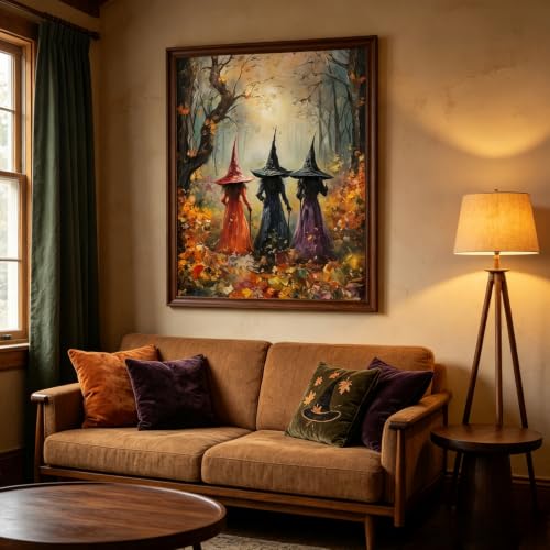 CSZPPQAF Halloween Witch Paint by Numbers Kits for Adults Beginners - color: PB93-1