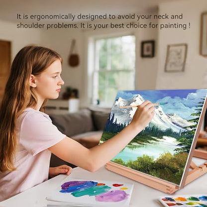 Miratuso Tabletop Easel Painting Easel, Art Drawing & Sketching Board - style: A3 Upgrade