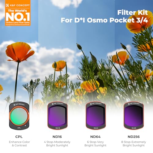 K&F CONCEPT K-Series CPL ND16/64/256 Filter Kit - style: ND & CPL Filter Kit