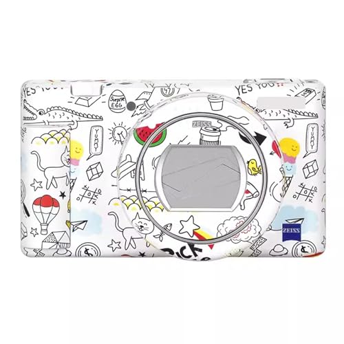 Decal Skin for Sony ZV-1 Vinyl Wrap Anti-Scratch Film Mirrorless Camera Body Protective Sticker Protector Coat ZV1(Cute Cartoon) - color: Cute Cartoon