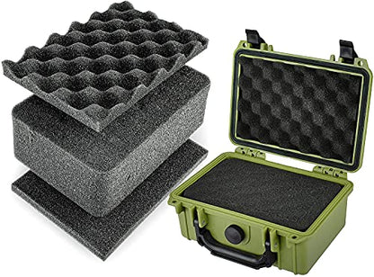 Eylar Protective Gear and Camera Hard Case TSA Approved 8.12 inch 6.56 inch 3.56 inch, Customizable Pluck Foam, Lockable for Cameras, Lenses, Drones, Gear (Custom Logo) - color: Custom Logo