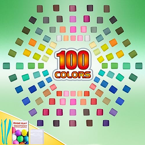 ESSENSON Air Dry Clay, 100 Colors - color: 100 Colors