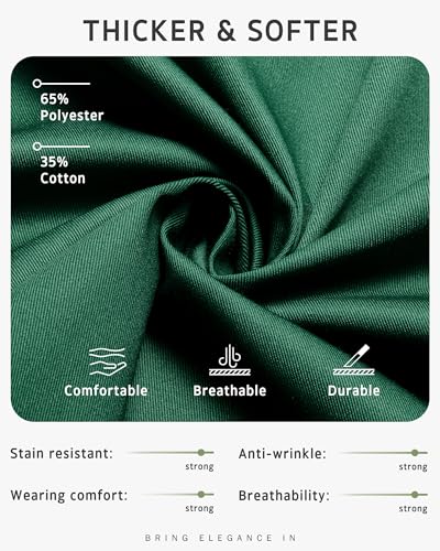 Syntus Chef Apron for Men Women with Pockets, Thick Grilling BBQ Apron - color: Dark Green