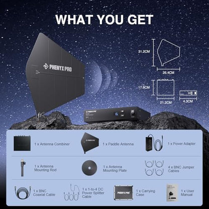 Phenyx Pro Wireless Antenna Combiner for in-Ear Monitor System PAS-227X