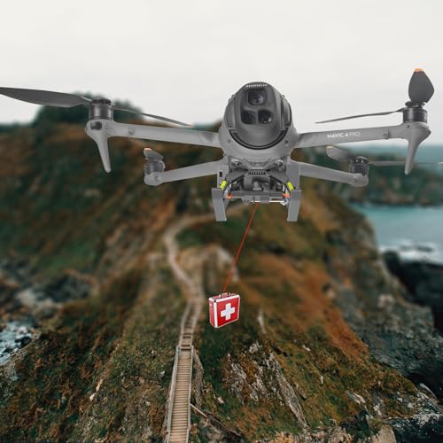 Hanatora Payload Release Dropping Device for DJI Mavic 4 Pro Drone,Delivery Airdrop Dropper,Fishing Bait Kit Accessories