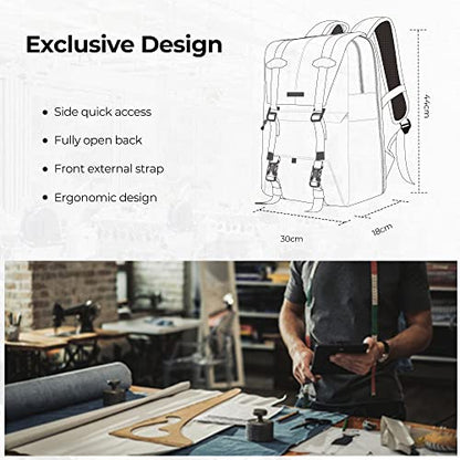 K&F CONCEPT Camera Backpack, 20L Camera Bags for Photographers - color: 04-orange