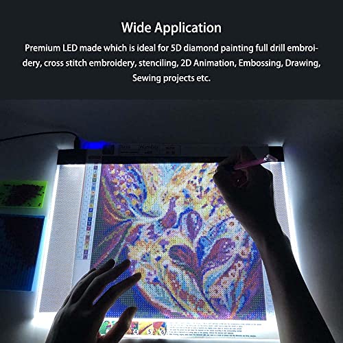 A3s Light Pad Kit with Metal Stand, Diamond Art Light Board - size: A3S Kits