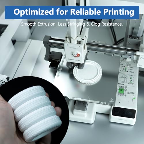 Siraya Tech Flex TPU 64D – High Elastic 3D Printer Filament, White, 1kg - color: Tpu 64d White