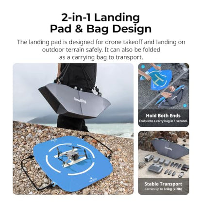 SMALLRIG Foldable Landing Pad for DJI Drones, Fast-fold Landing Platform