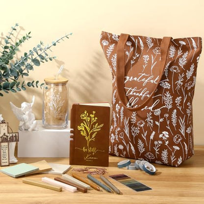 29 Pcs Bible Journaling Supplies Kit, Back to School Gifts - color: Brown, style: Boho