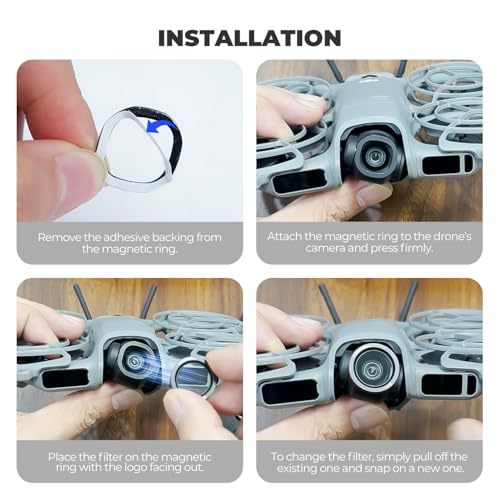 Freewell 3-Pack Magnetic Filters for DJI Neo 2 - style: Every Day Kit