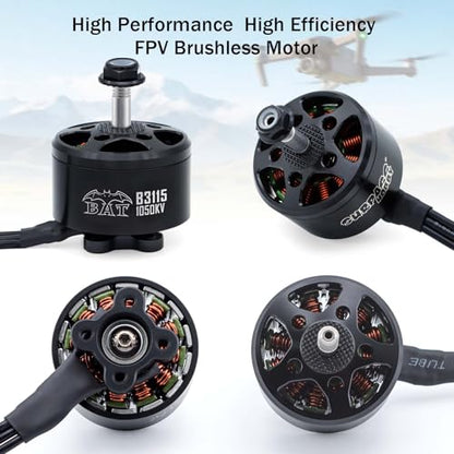 Surpass Hobby Bat B3115 1050KV Brushless Motor 6S for QAV FPV Racing Drone Quadcopter (4PCS)