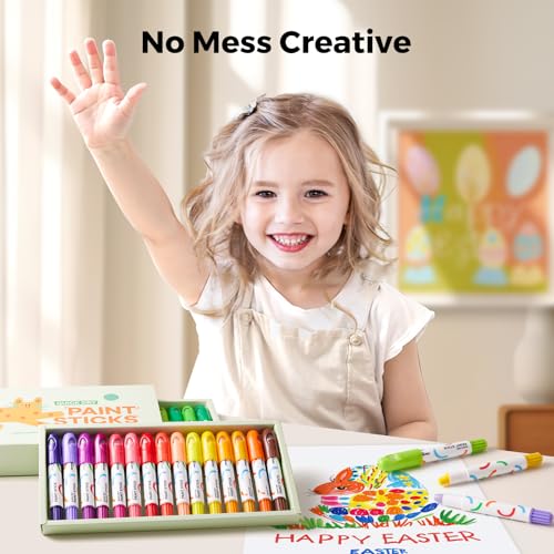 Jar Melo Tempera Paint Sticks, 30 Colors, Washable Solid Paint for Kids - style: 30 Colors