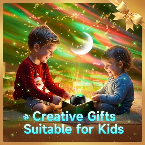 One Fire Northern Lights Projector Galaxy 7-15 Year Old Boy Birthday Gifts - color: Black