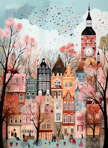 DAZZLEDOTS Diamond Art Kits for Adults, Landscape 5D Diamond Painting - color: DT096