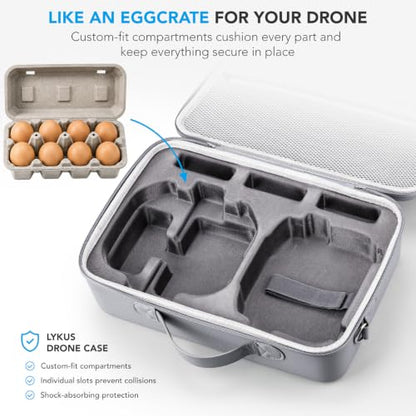 Lykus Spartan N230 Carrying Case/Bag for DJI Neo 2 and RC2/RC-N3 Controller - size: Bag Case