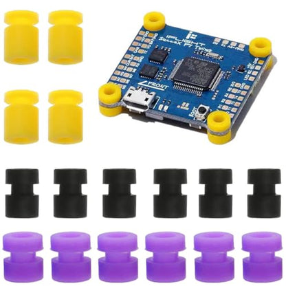30 Pack Drone Flight Controller Shock Absorption Ball Replacement Anti Vibration Rubber Mounting Pads Damper Stabilizer Noise Reduction Damping Balls for Racing Drones FPV Camera Gimbal F4 F7