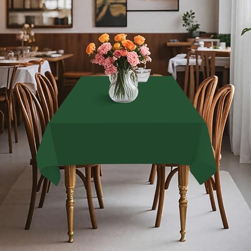 54IN X 320FT Plastic Table Cover Roll with Cutter Box, Cut to Size Plastic Table Cloths for Parties, Birthday, (Green, 54"x3840"(Rectangular)) - color: Green, size: 3840" x 54" (Rectangular)
