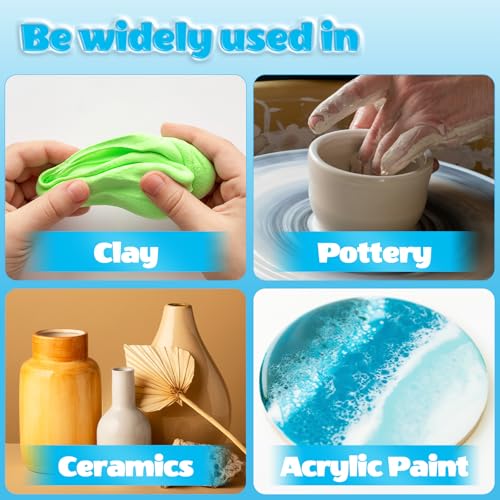 CALPALMY Air Dry Clay Gloss Glaze Varnish, Clear, 100ml - color: Gloss, size: 100ml