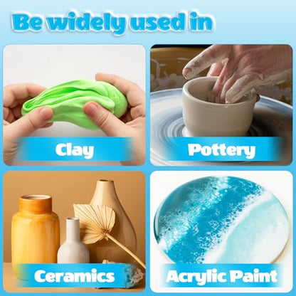 CALPALMY Air Dry Clay Gloss Glaze Varnish, Clear, 100ml - color: Gloss, size: 100ml