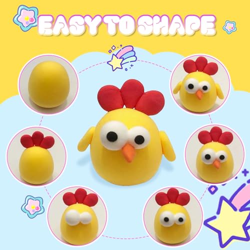 MuseLuxe 200 Colors Air Dry Clay Kit with Sculpting Tools - color: 200 Colors
