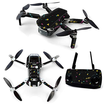 MightySkins Skin for DJI Mavic Mini Portable Drone Quadcopter - Magic Pineapple | Protective, Durable, and Unique Vinyl Decal wrap cover | Easy To Apply, Remove, and Change Styles | Made in the USA (DJMAVMIN-Magic Pineapple) - color: Magic Pineapple
