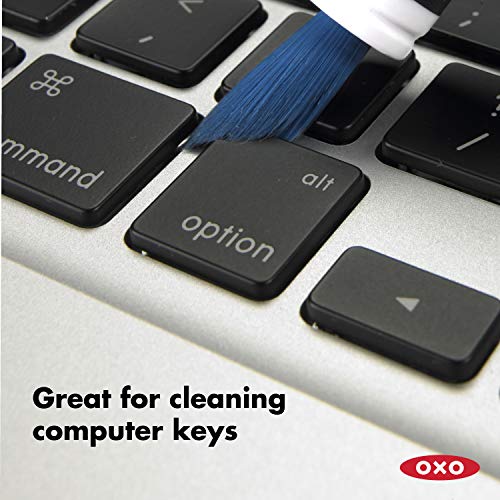OXO Good Grips Electronics Cleaning Brush - Blue - color: Blue, size: One Size, style: Brush