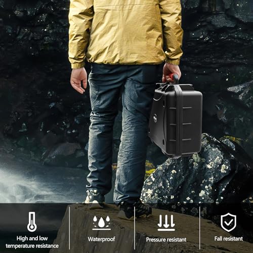 FPVtosky Hard Case for Avata 2 Drone Combo, Waterproof Carrying Case, Fits DJI Goggles 3 [NOT for Goggles N3], RC Motion 3 & DJI FPV Remote Controller 3 Accessories [CASE ONLY] - style: Hardshell Case