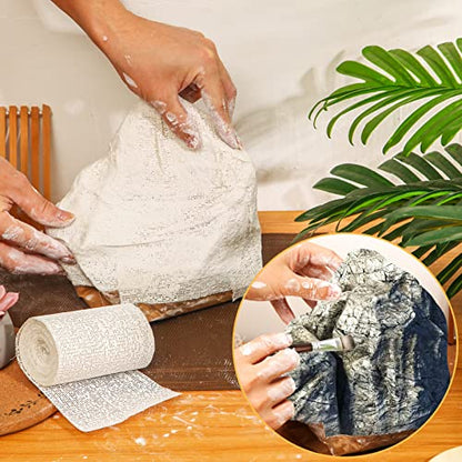 45ft - 211ft Plaster Cloth Rolls White Gauze Strips Wrap Bandages for Craft Belly Cast Mask Making Body Molds Scenery Art(2inch x 207 Feet, White) - size: 2 Inch x 207 Feet