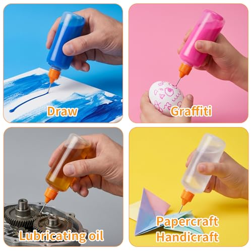 Goodma 30 Pcs Mixed Sized Precision Tip Applicator Bottles - size: 1 Ounces