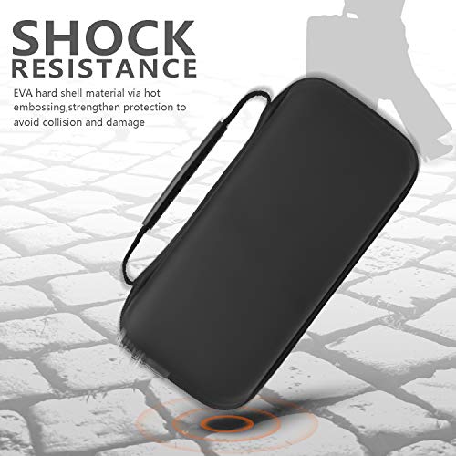 YUANHOT Carrying Case Plus TPU Cover for Nintendo Switch Lite 2019 - Black - color: Black