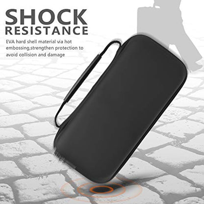 YUANHOT Carrying Case Plus TPU Cover for Nintendo Switch Lite 2019 - Black - color: Black