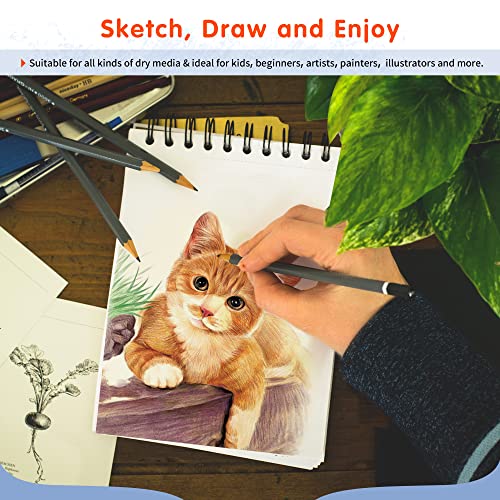 FIXSMITH 5.5"X8.5" Sketch Book, 160 Sheets (68 lb/100gsm), 2 Pack - color: Tan, size: 5.5"x8.5"-2 Pack