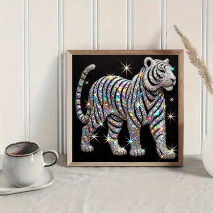 Tiger 5D Diamond Painting Kits for Adults Beginners,Arts Craft for Adults