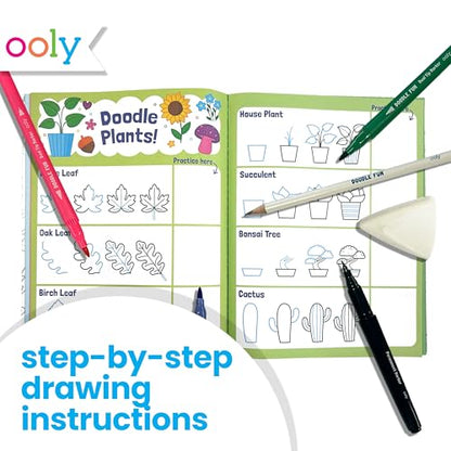Ooly Learn to Draw & Color Activity Book Kit, 17 Piece - color: Doodle Coloring Kit