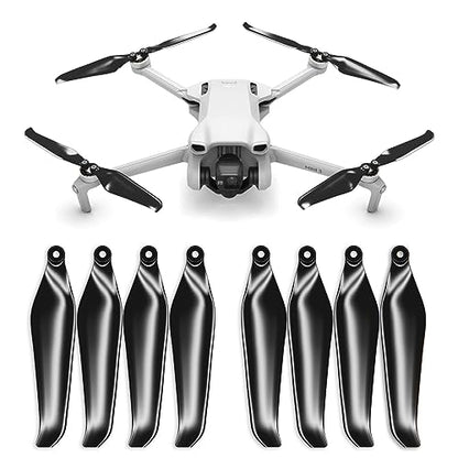 Master Airscrew Stealth Propellers for DJI Mini 3 & Lito 1/X1 - Black, 4 propellers in Set - color: Black