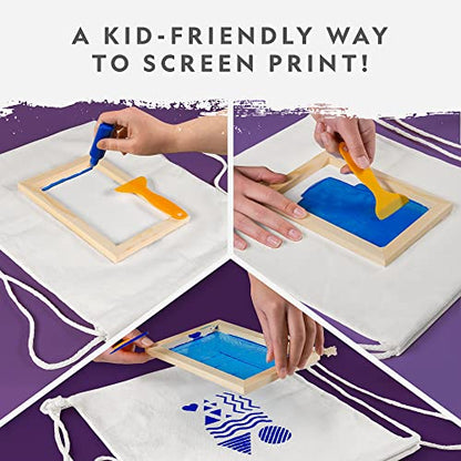 National Geographic Screen Printing Arts and Crafts Kit for Kids - style: Screen Printing Kit