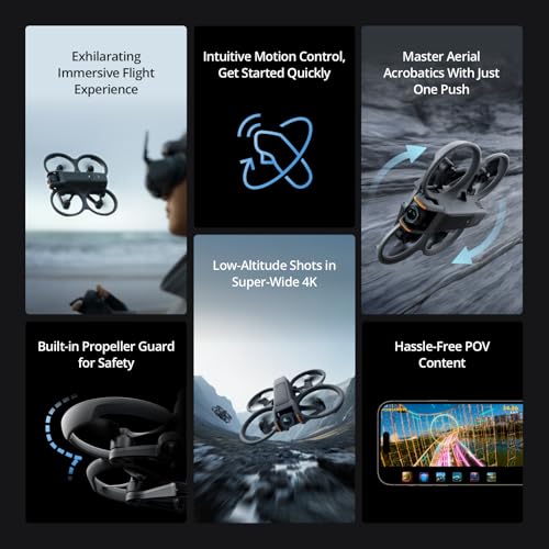 DJI Avata 2 Fly Smart Combo (Three Batteries), FPV Drone With Camera 4K - style: Fly Smart Combo (Three Batteries)