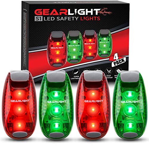 Bike Lights for Night Riding, USB Rechargeable Front and Back Lights, LED Bicycle Headlight and Tail Light Set, Water Resistant Bike Lights Rechargeable for Mountain Bikes, Kids Bike Light, MTB Light - color: Tail Lights | Red & Green