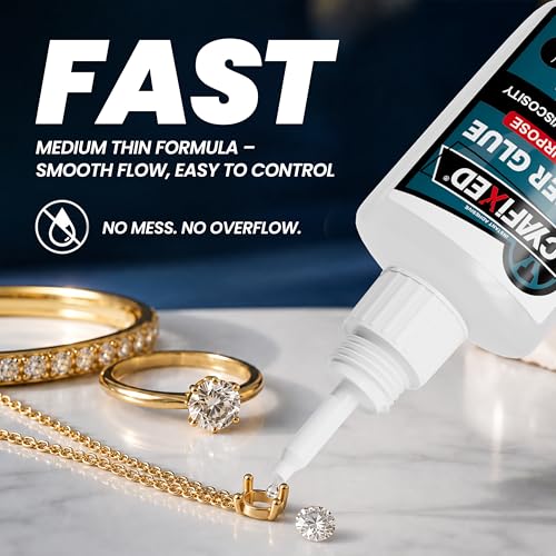 Fast Super Glue 120g, Medium-Thin CA Glue for Wood Ceramic Plastic Glass - size: 4 oz